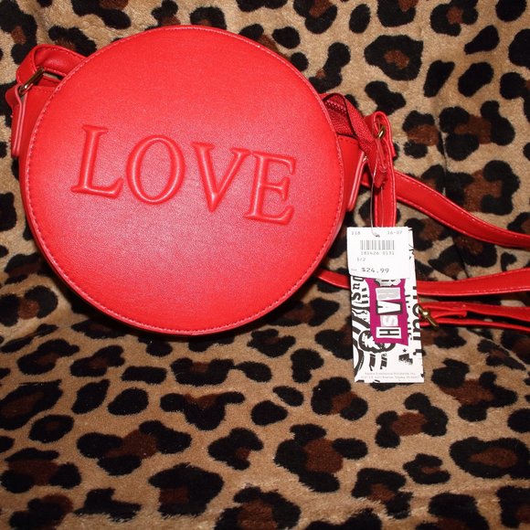 TRASH Handbags - *HP* 4/1/20 NWT TRASH RED WITH LOVE W/ADJ STRAP